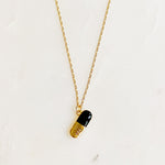 Load image into Gallery viewer, Happy Pill Pendant Necklace
