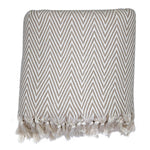 Load image into Gallery viewer, Chunky Chevron Turkish Throw
