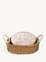 Load image into Gallery viewer, Bread Warmer &amp; Basket - Owl Oval
