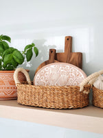 Load image into Gallery viewer, Bread Warmer &amp; Basket - Owl Oval
