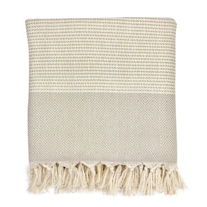 Diamond Stripe Turkish Throw