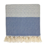 Load image into Gallery viewer, Diamond Stripe Turkish Throw
