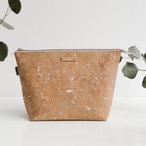 Cork cosmetics bag