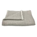 Load image into Gallery viewer, Espresso Herringbone Cashmere Throw
