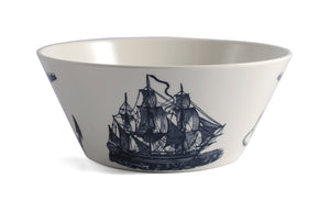 Scrimshaw Serving Bowl