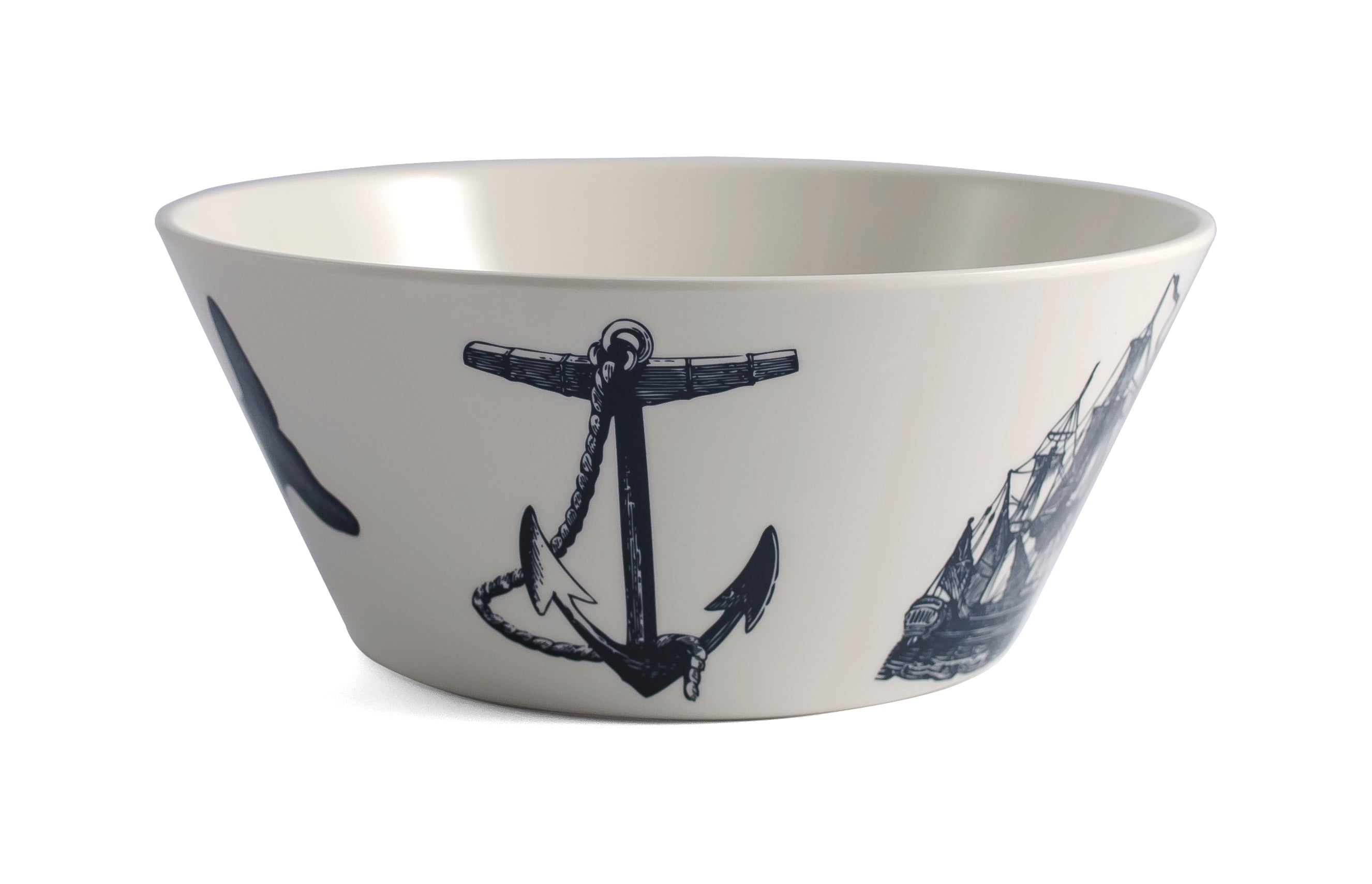 Scrimshaw Serving Bowl