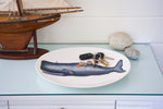 Load image into Gallery viewer, Scrimshaw Oval Whale Tray
